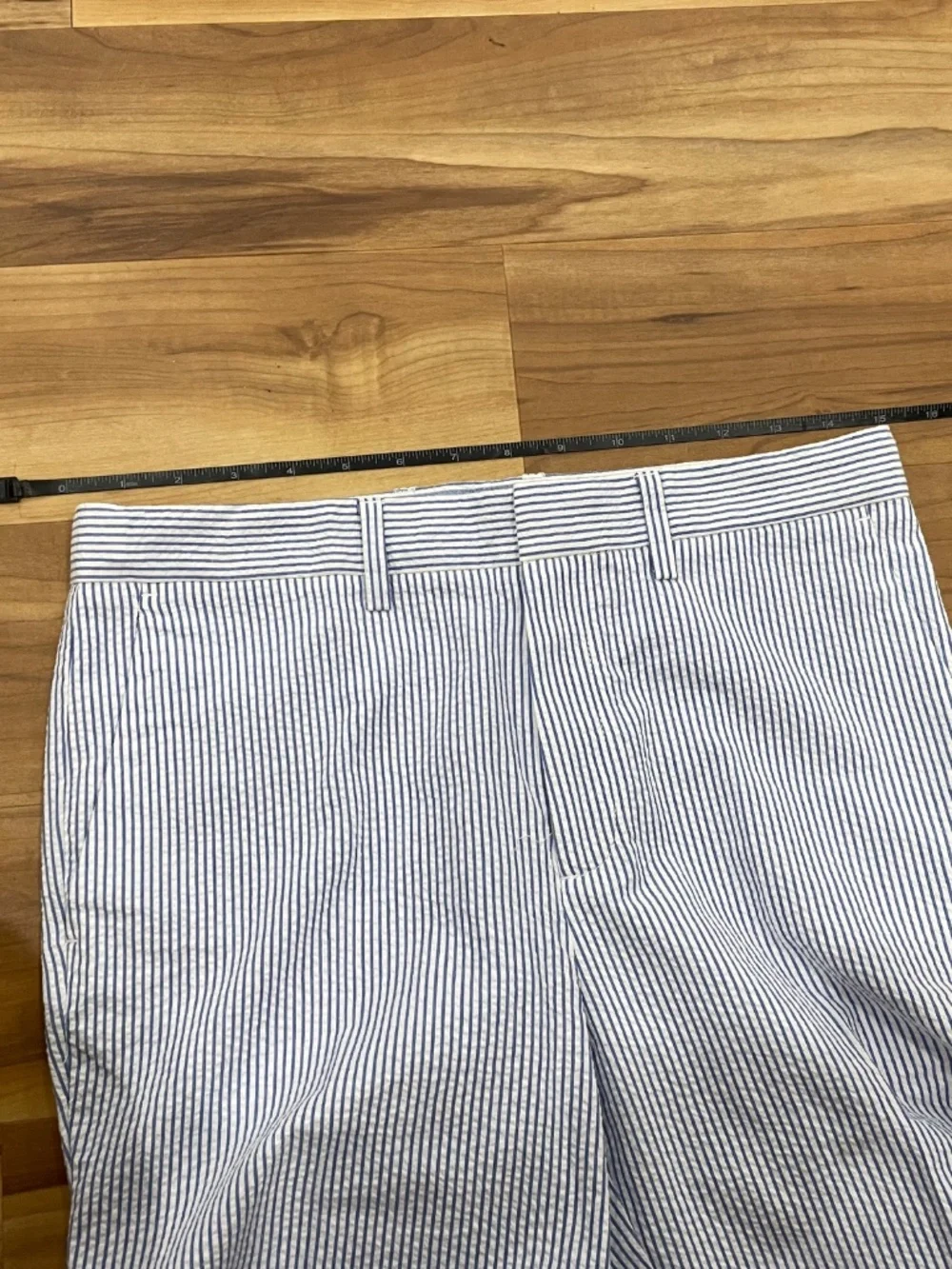 NWT Crewcuts J.Crew Boys Thompson Seersucker Striped Dress Pants Size 14 - Picture 6 of 7